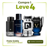 Kit 4 Perfumes Masculinos Importados (100ml cada) - Sauvage Dior l Invictus Victory l Paco Rabanne Phantoml mon black [ PROMOÇÃO POR TEMPO LIMITADO]